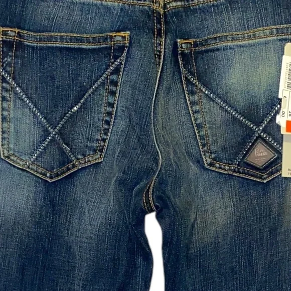 NWT Roy Rogers Dotty Straight Leg Dark Wash Jeans Size 26 - Picture 9 of 10